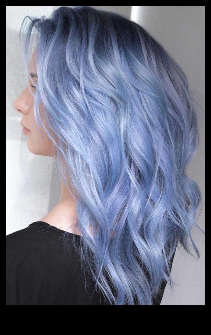 קסם לאור ירח: השגת צבע שיער אתרי כסוף-כחול