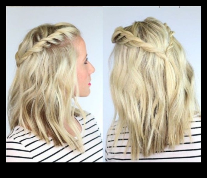 בוהו שיק המשך: תסרוקות בוהמיות בינוניות מסוגננות ללא מאמץ