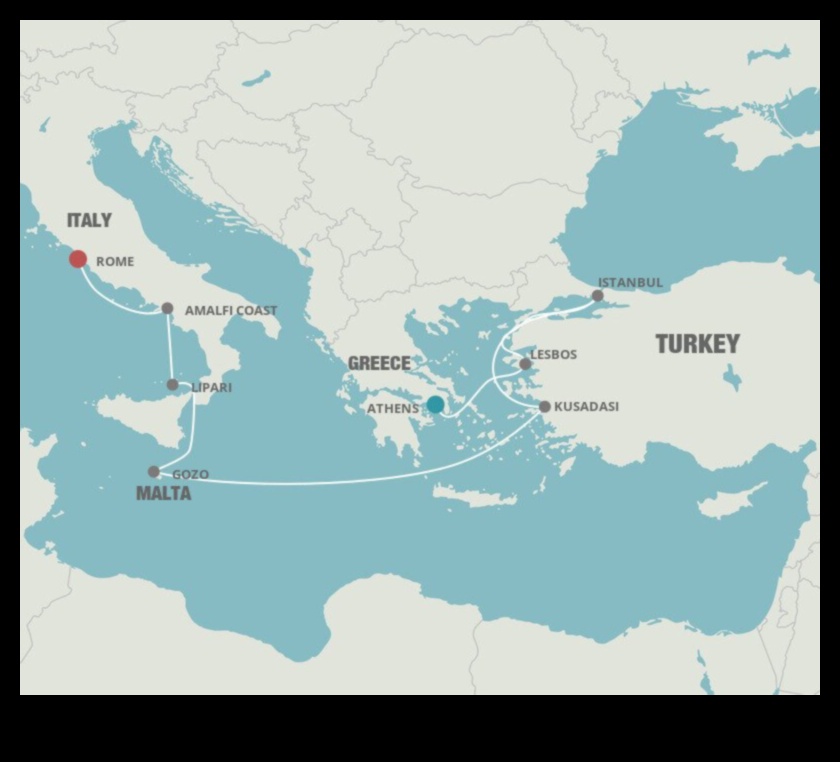 הים התיכון מרוול: יופי חופי לאורך הים