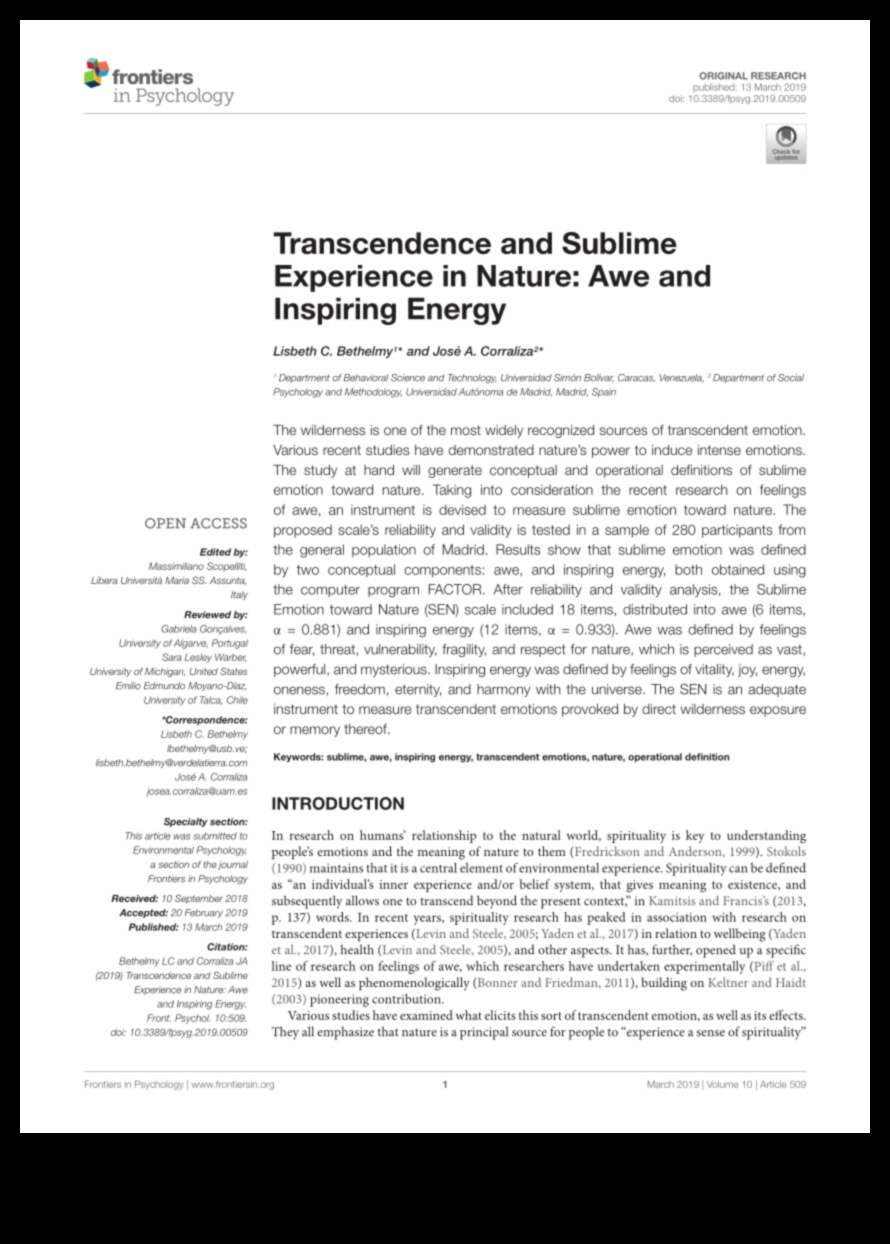 כבוד נשגב: מחפש יראת כבוד בנופים חזקים מתמיד