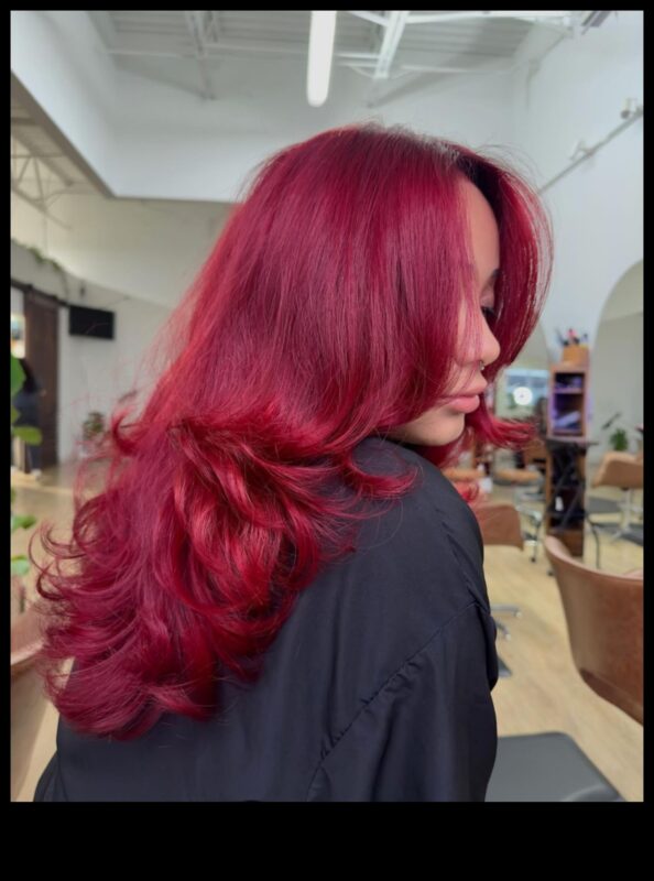 קסם ארגמן: חקור את העולם העשיר של שיער אדום ואדום