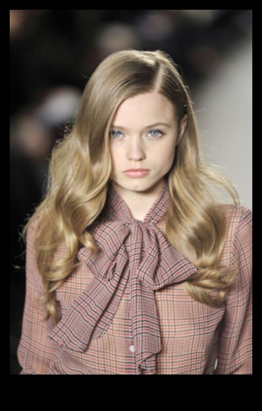 בלונדיניות אופנה עילית: תסרוקות בהשראת מסלול למעצבי טרנדים