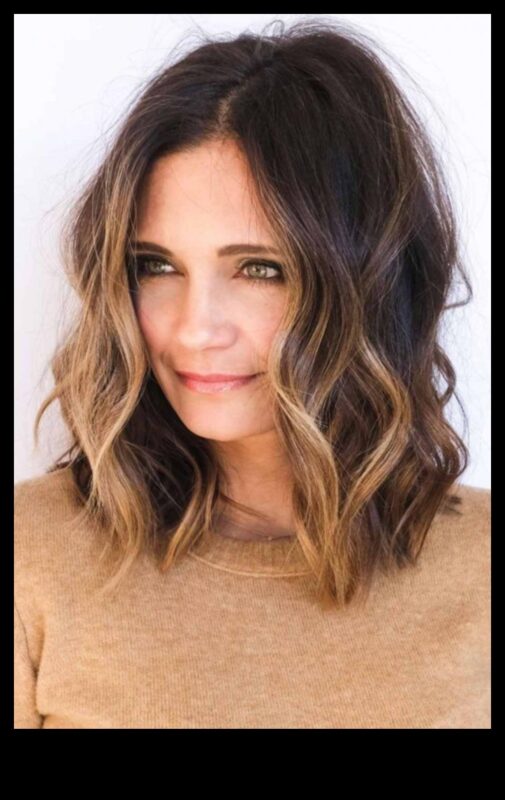 מרקם ומעורער: תסרוקות ברונטיות מזדמנות לשיק יומיומי